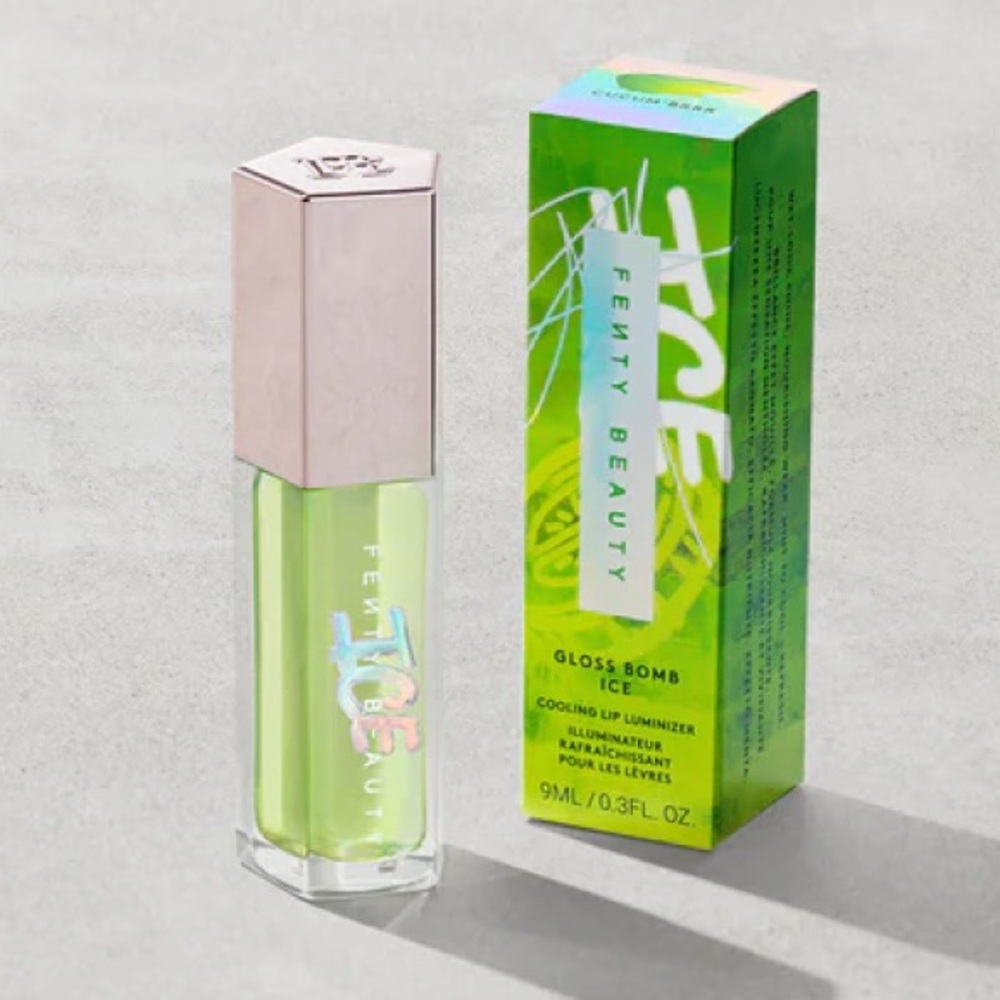 BNIB Fenty Beauty Gloss Bomb Ice Lip Gloss — Cucumber